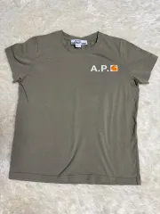 希少 A.P.C. CARHARTT コラボ スウェット カーキ Carhartt カーハート スウェットパーカー ORIGINAL FIT メンズL