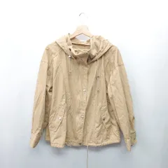 ◇ ⊇ OLIVE des OLIVE オリーブ デ オリーブ ミリタリー 長袖 ブルゾン サイズM ベージュ レディース E  【1410100031375】
