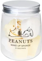 スヌーピー メイクスポンジ ケース入りダイカットパフ ピーナッツ  SNOOPY PEANUTS SN46126