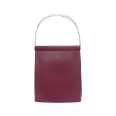 タグ付未使用保管品 カルティエ メタルハンドル　トリニティ ハンドバッグ 赤 タグ付未使用保管品 カルティエ メタルハンドル トリニティ