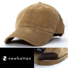 ローキャップ 帽子 ニューハッタン newhattan New Fashions 1467 Corduroy コーデュロイ タン 1467-Z-TAN フリーサイズ USA NYC