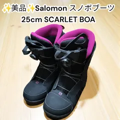 【未使用品】SALOMON SCARLET BOA スノーボードブーツ 23cm SALOMON(サロモン) スノーボード ブーツ レディース SALOMON