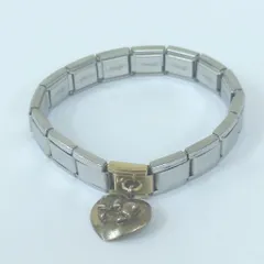 ナラカミーチェ メッサジオ 伸縮ブレスレット ハート/ラインストーン チャーム付 楽天市場】ナラカミーチェ ブレスレット メッサジオの通販