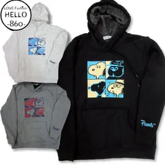 生産終了 再無 スヌーピー メンズ プルオーバー 裏ボア 暖か パーカー 長袖 兄弟 柄 再入荷 / bia316