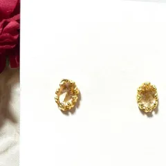 小ぶり　宝石質モルガナイトAAAA ピアス　SILVER925製・18KGP仕上げ　つけっぱなし