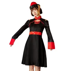 [ブライトララ] ハロウィン コスプレ キョンシー チャイナ服 仮装 ガールズキョンシー コスチューム cos062-RE-L
