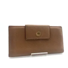 未使用級　箱・カード付き　BVLGARI ブルガリ　三つ折り財布　サークル金具 未使用級箱・カード付きBVLGARI ブルガリ三つ折り財布サークル金具