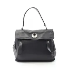 ☆ビンテージ☆イブサンローラン YSLミューズトゥー グレー バッグ 革 レザー YVES SAINT LAURENT/イヴ・サンローラン】 197149 ミューズトゥ
