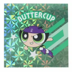 【メール便】パワーパフガールズ ステッカー コレキラステッカー BUTTERCUP2 カミオジャパン デコシール キャラクター グッズ 