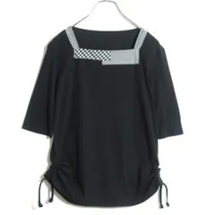 【美品！】JOUIR★スクエアネックカットソー ブラック系 z12542