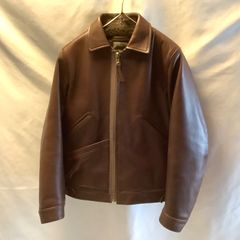 Atlast レザージャケット コサック ホースハイド Atlast&co ホースハイド レザー コサック ジャケット サイズ40 - メルカリ