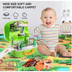 恐竜 おもちゃ フィギュア マット付き 子供 組み立てセット 遊び DIY 男の子 誕生日 クリスマス プレゼント お祝い 人気