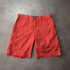 GQ1974◇Polo by Ralph Lauren : PROSPECT SHORT◇34◇赤系 コットン チノ ショートパンツ ショーツ