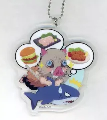 【中古】雑貨 [単品] 嘴平伊之助 ご当地イラスト広島 アクリルチャーム 「鬼滅の刃 全集中展 -無限列車編・遊郭編-」 広島会場限定ver.