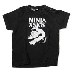NINJA X (ニンジャエックス) 中古【古着】Tシャツ 赤ちゃん ベビー 新生児 Original SK8 Monster Black (90サイズ)