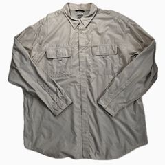 送料無料 即決★コロンビア★XXL 裏メッシュ グレーシャツ 胸元ポケット ワークシャツ Columbia sh250408