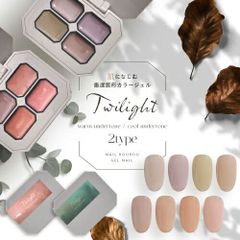 [Free Shipping] Solid Gel - A New Sensation - Color Gel - No Stirring Required - Gel Nail Art - Glitter - Gel Nail Art Supplies - Nail Art - Nail Studio [Solid Gel 4 Colors Twilight]: [Warm Undertone]