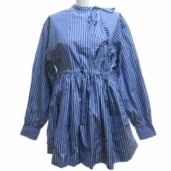 WRYHT フロントノット アシンメトリー　ブラウス　コットン　リネン　ラップ WRYHT フロントノット アシンメトリー ブラウス コットン リネン