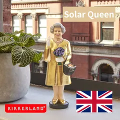 2024年最新】kikkerland solar queen ソーラークイーン ダービーブルー 