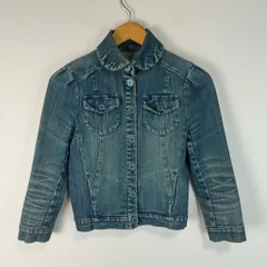 y2k デニムジャケット　Gジャン　ブルゾン　古着　ギャル　ストリート