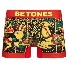 【新品】BETONES ビトーンズ CARCUSEL2 RED メンズ フリーサイズ ボクサーパンツ