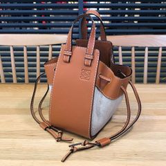 n*ん様 LOEWE ロエベ ハンモックミニ アナグラムジャガード&カーフ 