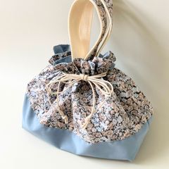 保冷巾着　リバティ　持ち手つき