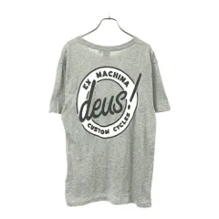 デウスエクスマキナ バックプリント 半袖 Tシャツ M グレー Deus Ex Machina メンズ
