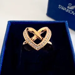 【新品 / 鑑定済】スワロフスキー Swarovski リング 指輪 ラインストーン 15号