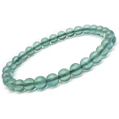 ブルーフローライト 丸玉ブレス 6mm【1コ販売】 / 3-8 FR6BS