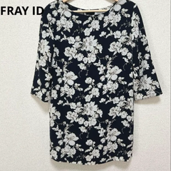 FRAYID フレイアイディ 花柄 レトロフラワー ミニ丈ワンピース