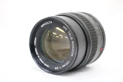 【美品】ミノルタ MC TELE ROKKOR 100mm F2.5 141 Minolta MINOLTA MC TELE ROKKOR-PF 100mm f2.5 Operation
