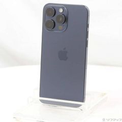 〔中古品〕 iPhone15 Pro Max 1TB ブルーチタニウム MU723J／A SIMフリー【349】