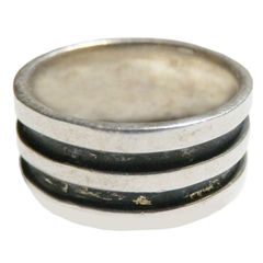 重厚silver925 2ラインデザイン シルバーリング®️916 - メルカリ