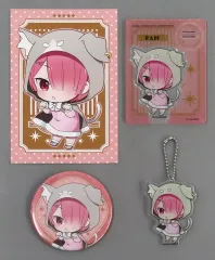 【中古】グッズセット ラム ポストカード付きグッズ3点セット(パックフード付きマントVer.) 「Re：ゼロから始める異世界生活」