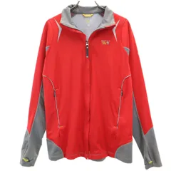 MOUNTAIN HARDWEAR マウンテンハードウェア ウインドストッパー ソフトシェル ジャケット L レッド アウトドア レディース 古着