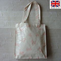 イギリス製 PVC ショッピングバッグ エコバッグ Lugger Bag  Hot Paws ＆ Trogg (Paw-35) Made in UK イギリス直輸入