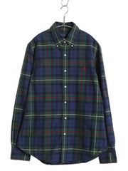 90s】ラルフローレン THE BIG OXFORD 裾ポニー チェックシャツ - メルカリ