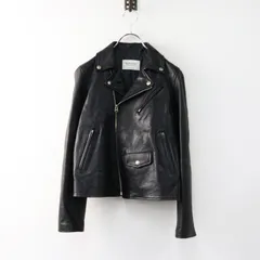 ビューティフルピープル beautiful people シープレザーダブルライダースジャケット 150/ブラック ブルゾン 羊革【2400014434934】