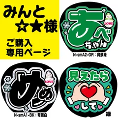 【みんと☆★様専用オーダーページ】◆おまとめ購入◆うちわ文字　ファンサうちわ　ネームボード　反射シート　NFfactory