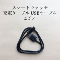 スマートウォッチ 充電ケーブル 2ピン ピン間の距離 4mm対応 スマートウォッチUSB充電ケーブル 磁気マグネット式充電 USBケーブル スマートウォッチ USB充電ケーブル smart watch スマートウォッチコード