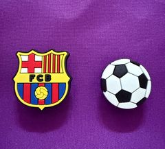サッカー　チーム FCB 　クロックス　カスタマイズ　シューチャーム　 2個　スポーツ