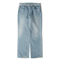 美品 KAPTAIN SUNSHINE キャプテン サンシャイン パンツ サイズ:32 23SS ヴィンテージ加工 スケート デニム パンツ Skate Shoecut Denim Pants インディゴ ブルー ボトムス ジーンズ ジーパン ズボンのサムネイル