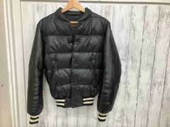 [入手困難] DUVETICA × IZREEL /羊革 ダウンベスト　44 S Liugoo Leathers 本革 レザーダウンベスト ダイヤキルト メンズ