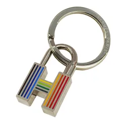 新品未使用　エルメス　カデナ　キーホルダー　クイズレインボー　ブルー キーホルダー 《クイズ・レインボー》 カデナ | Hermès