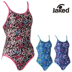 新品　Jaked　練習用水着　830331　レディース　トレーニング水着　水泳　競泳　ワンピース　アニマル柄