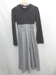 ◇ OLIVE des OLIVE オリーブデオリーブ 長袖 ロング丈 ワンピース サイズF ブラック系 レディース E  【1408220010301】