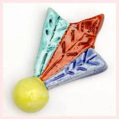 （５Ｐセット）瀬戸焼　縁起箸置　羽根　※陶器,ユニーク,高級感,高品質,日本製,レトロモダン,かわいい,可愛い,おしゃれ,お祝い事,新春,お正月,宴会,新年会,幸福,手描き,和柄,おもてなし,御膳,箸置き　◎2セット目以上大幅値引き対象商品♪