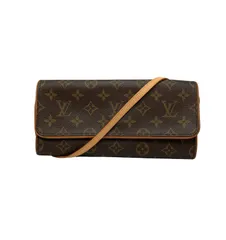 LOUIS VUITTON ルイヴィトン モノグラム ポシェットツイン GM ショルダーバッグ M51852 中古 D4