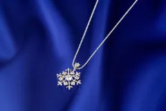 【新品】キュービックジルコニアネックレス　ロジウム 仕上げ シルバー 925　ccm124003